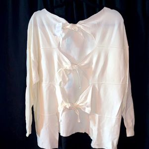 NWT open back knot sweater from Boheme